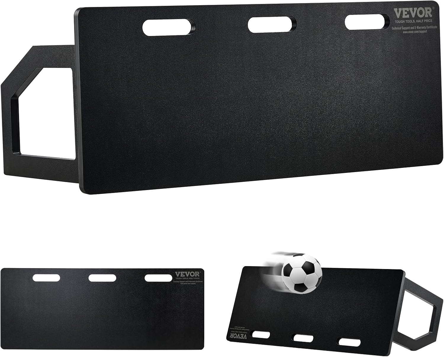 Soccer Rebounder Board, Mult-Adjustable Angles Portable Soccer Rebound Wall, Foldable Kickback Board, Soccer Practice Equipment, Ideal for Kids & Adults Passing & Shooting Drills