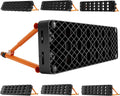Soccer Rebounder Board, Mult-Adjustable Angles Portable Soccer Rebound Wall, Foldable Kickback Board, Soccer Practice Equipment, Ideal for Kids & Adults Passing & Shooting Drills