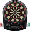 Electronic Dart Board Sets - Soft Tip Electric Dartboard with Digital Scoreboard - (6) Darts Included